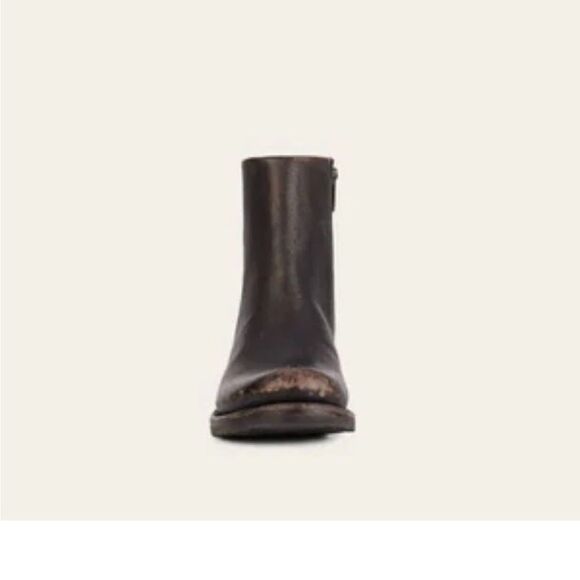 Frye Veronica Inside Zip Boots, Black Distressed Leather 7 $278 - Picture 3 of 8
